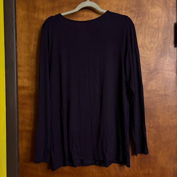 Torrid Super Soft Purple Floral Ladder Tunic 1X BNWT - Picture 9 of 9